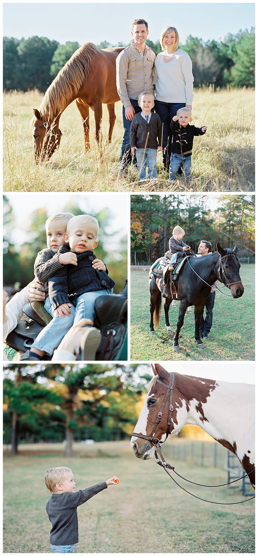 exciting and adventurous Spring family photo session at Callidora Ranch in georgia!