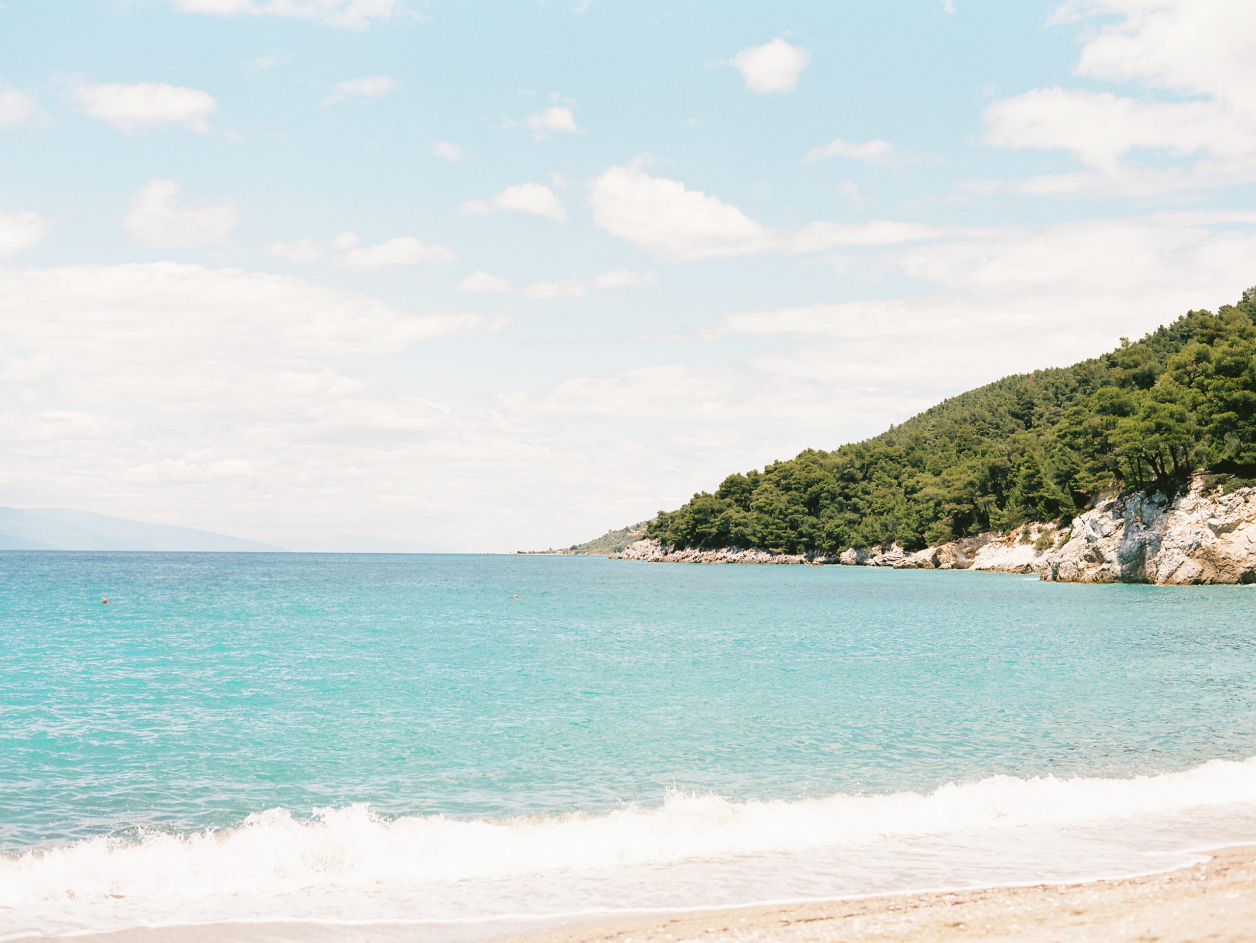 Greece Beach wedding location on Skopelos island, where Mama Mia was filmed!