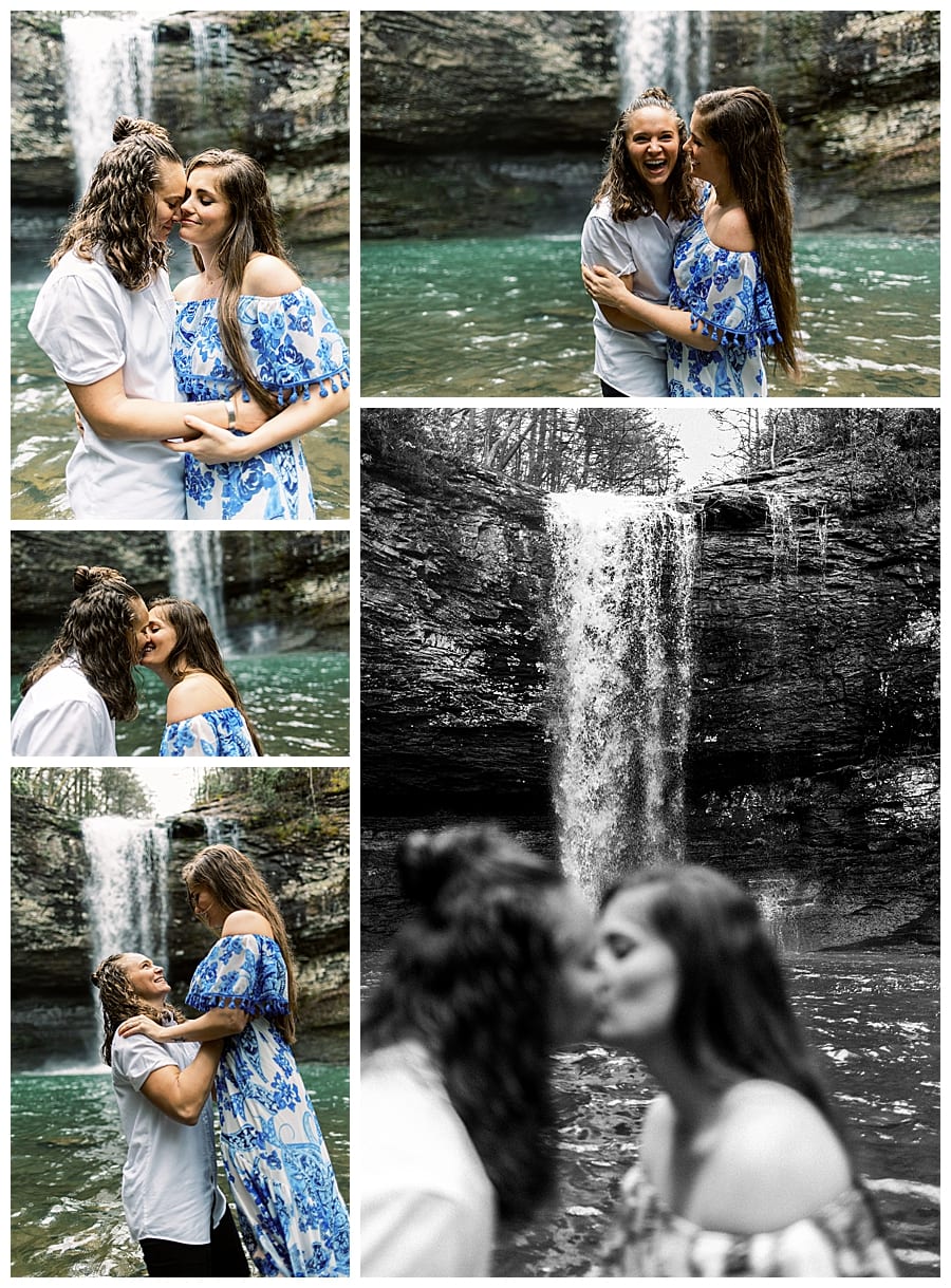 Adventurous LGBTQ Couple Photographer based in Atlanta and destinations such as Savannah, Oahu Hawaii, Boston, and Beyond! Taken at Cloudland Canyon State Park.