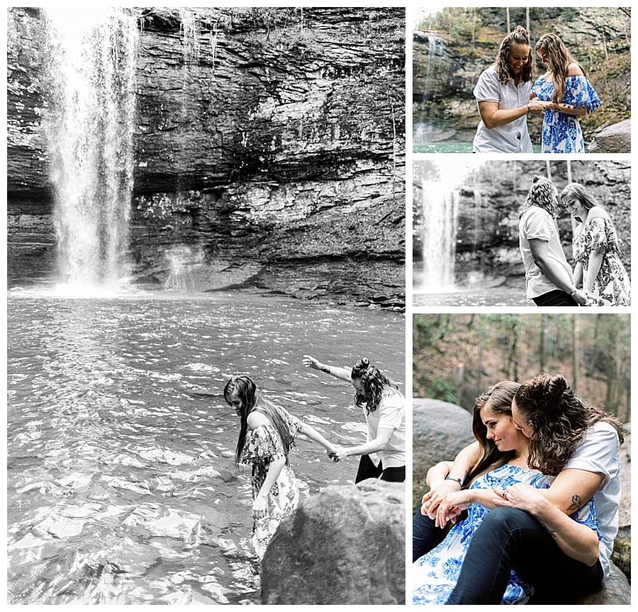 Fearless couple photographer based in Atlanta for adventurous LGBTQ couples.