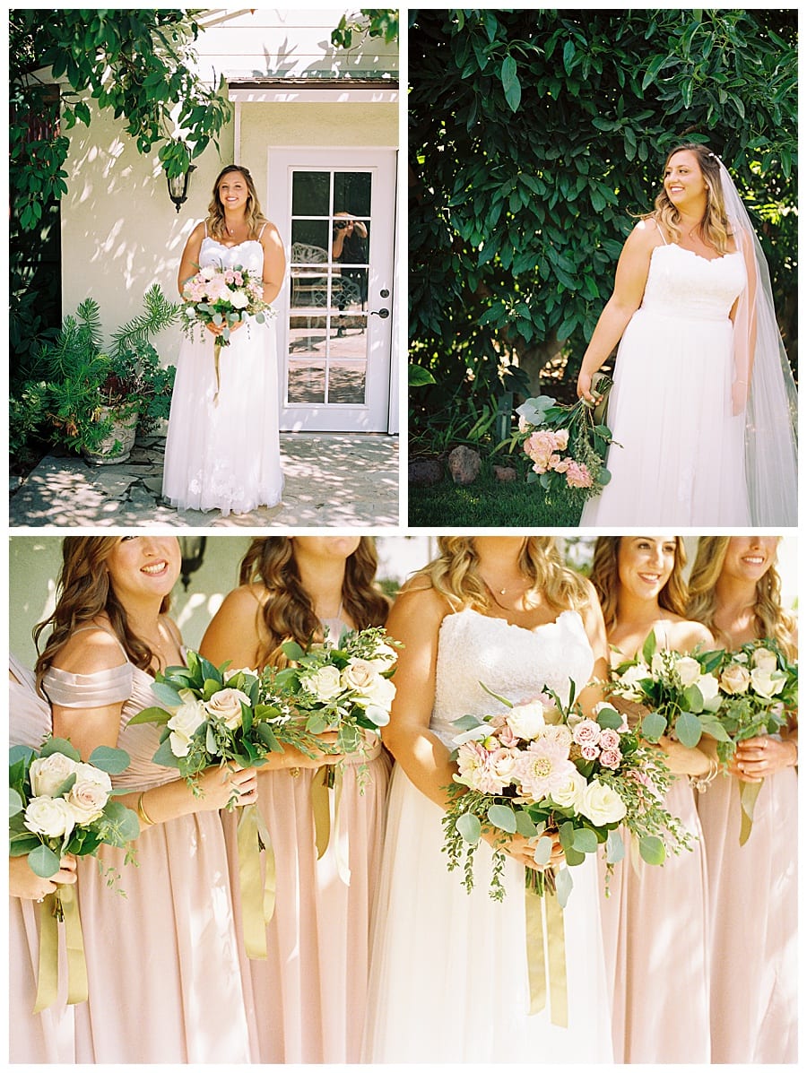 Gorgeous film bridal photos at Gerry Ranch in Camarillo California.